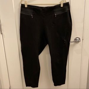Sejour Black Ponte Pants 2X